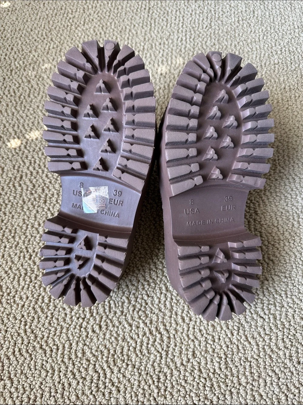 Jeffery Campbell Brown clogs size 8 - Picture 4 of 4
